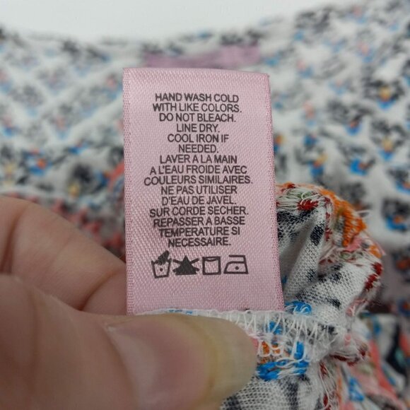 Calypso St. Barth Coconut Zahara Tee Top Sequin Embroidered Boho Beach XS - Picture 9 of 10